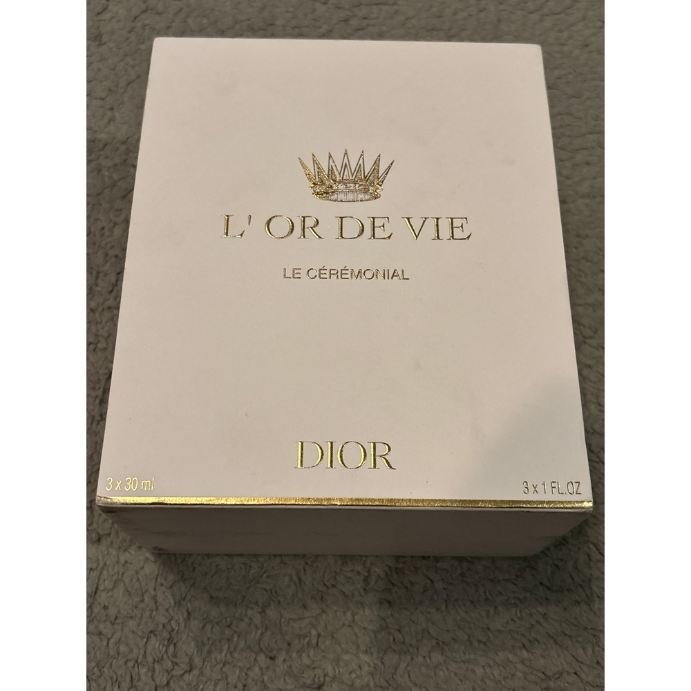 Dior L'Or de Vie Le Ceremonial Millesime 2023 Skincare Set 3x30ml with Gua Sha